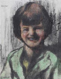 SADIE by William Conor RHA RUA at Ross's Online Art Auctions