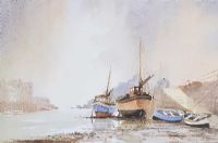 THE SLIPWAY by Claude Kitto at Ross's Online Art Auctions