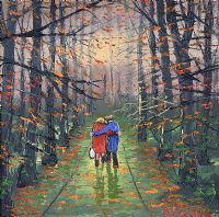 A WALK IN THE PARK by James Downie at Ross's Online Art Auctions