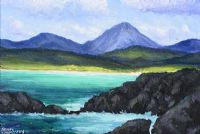 MOUNT ERRIGAL FROM CRUIT ISLAND by Sean Loughrey at Ross's Online Art Auctions