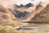 LOCH CORUISK, SKYE by Wycliffe Egginton RI RCA at Ross's Online Art Auctions