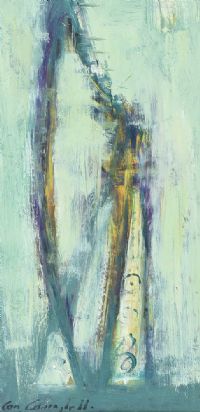 IRISH HARP by Con Campbell at Ross's Online Art Auctions