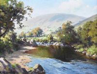 DUN RIVER, GLENDUN by Charles McAuley at Ross's Online Art Auctions