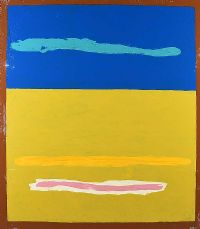 BLUE SKY WITH YELLOW SAND by Gerald G. Beattie at Ross's Online Art Auctions