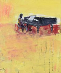 THE PIANIST by Rachel Grainger Hunt at Ross's Online Art Auctions