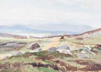 VIEW IN WEST OF IRELAND by Theo J. Gracey RUA at Ross's Online Art Auctions