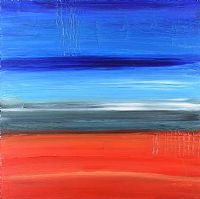 LAND SEA & BLUE SKIES by David Wilson at Ross's Online Art Auctions