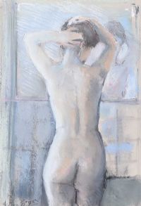 STANDING FEMALE NUDE by Hilary Bryson at Ross's Online Art Auctions