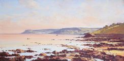 EBBING TIDE, CARNLOUGH by Samuel McLarnon UWS at Ross's Online Art Auctions