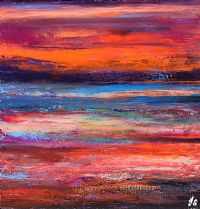 BELFAST SUNSET by John Stewart at Ross's Online Art Auctions