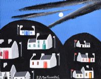 MY ISLAND OF TORY AT NIGHT by Patsy Dan  Rodgers at Ross's Online Art Auctions