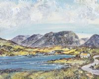 LOUGH BOFIN, CONNEMARA by E.I. Bryce at Ross's Online Art Auctions