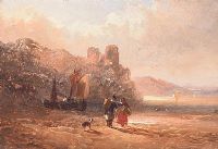 NORMANDY COASTAL VIEW by In The Style of Richard Parkes Bennington at Ross's Online Art Auctions