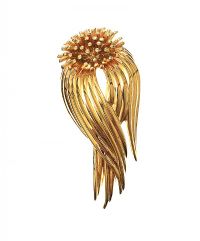 D'ORLAN GOLD-TONE BROOCH at Ross's Online Art Auctions