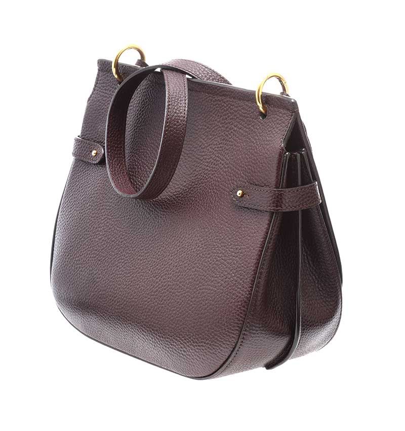 MULBERRY LARGE AMBERLEY OX BLOOD SATCHEL