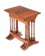 INLAID MAHOGANY NEST OF THREE TABLES at Ross's Online Art Auctions