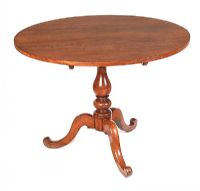 VICTORIAN MAHOGANY SUPPER TABLE at Ross's Online Art Auctions