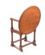 CARVED OAK MONK'S CHAIR at Ross's Online Art Auctions
