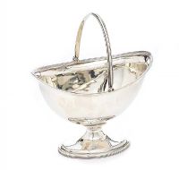 SILVER BOAT SHAPED OVAL SUGAR BOWL at Ross's Online Art Auctions