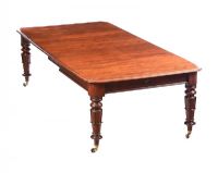 WILLIAM IV MAHOGANY DINING ROOM TABLE at Ross's Online Art Auctions