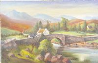 THE STONE BRIDGE by Muriel Merrick at Ross's Online Art Auctions