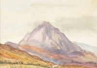 DISTANT MOUNTAINS by Irish School at Ross's Online Art Auctions