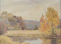 AUTUMN, NEAR EDENDERRY by Francis J. Neill ARUA at Ross's Online Art Auctions