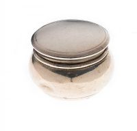 VINTAGE STERLING SILVER PILL BOX at Ross's Online Art Auctions