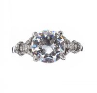 CUBIC ZIRCONIA DRESS RING at Ross's Online Art Auctions