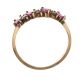 9CT GOLD GARNET AND DIAMOND RING at Ross's Online Art Auctions