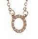 FOSSIL ROSE GOLD-TONE NECKLACE at Ross's Online Art Auctions
