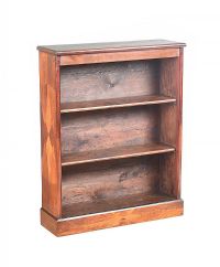 ANTIQUE MARQUETRY OPEN BOOKCASE at Ross's Online Art Auctions