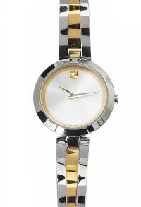 MOVADO ALEENA STAINLESS STEEL WRIST WATCH at Ross's Online Art Auctions
