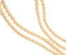 DOUBLE STRING OF SIMULATED PEARLS WITH 9CT GOLD CLASP at Ross's Online Art Auctions