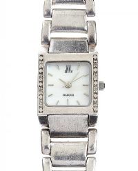 ENVY STERLING SILVER DIAMOND WRIST WATCH at Ross's Online Art Auctions