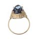 9CT GOLD BLUE STONE DRESS RING at Ross's Online Art Auctions