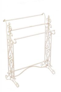 WROUGHT IRON TOWEL RAIL at Ross's Online Art Auctions