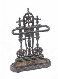CAST IRON STICK STAND at Ross's Online Art Auctions