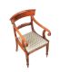 WILLIAM IV MAHOGANY ARMCHAIR at Ross's Online Art Auctions