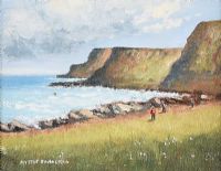 NORTH ANTRIM COAST by Myrtle Johnston at Ross's Online Art Auctions