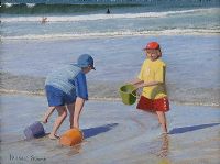 CHILDS PLAY by Michael Simms at Ross's Online Art Auctions