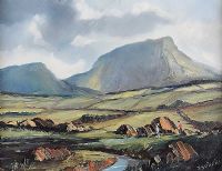 MUCKISH MOUNTAIN, COUNTY DONEGAL by J.J. O'Neill at Ross's Online Art Auctions