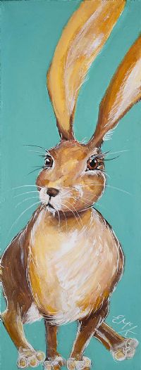 GOLDEN HARE II by Eileen McKeown at Ross's Online Art Auctions