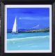 SAILING AT DOWNINGS BEACH by Sean Lorinyenko at Ross's Online Art Auctions