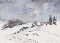 WINTER LANDSCAPE by Maisie Kennedy at Ross's Online Art Auctions