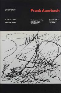 1973 FRANK AUERBACH EXHIBITION POSTER by Frank Auerbach at Ross's Online Art Auctions