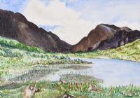 LAKE REFLECTIONS by Patricia Henry at Ross's Online Art Auctions