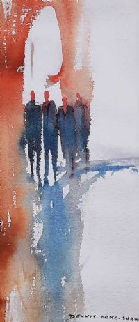 FIGURES I by Dennis Orme Shaw at Ross's Online Art Auctions
