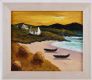 CURRACH BOATS, WEST OF IRELAND by Sean Loughrey at Ross's Online Art Auctions