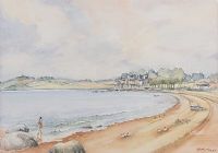 QUINTON CASTLE & BAY, COUNTY DOWN COAST by Robert Mackey at Ross's Online Art Auctions